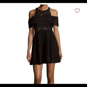 jaygodfrey black lace dress, excellent condition!